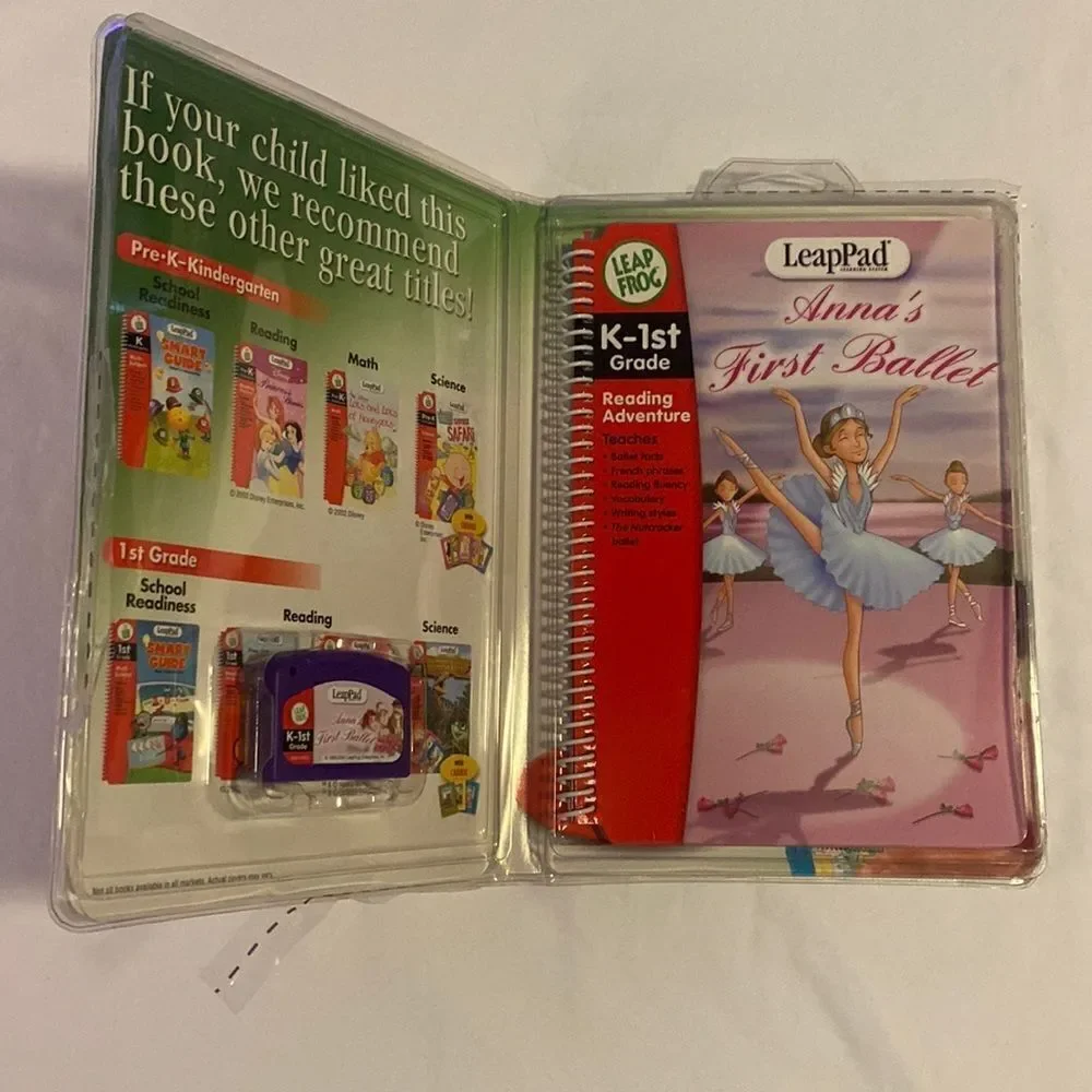 LeapFrog LeapPad Anna’s First Ballet Interactive Book Set K-1st Graders NWT